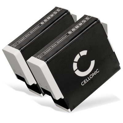 2x Batteri till GoPro Hero 12 11 10 9, AHDBT-901 AHDBT-901C (1730mAh, 3.85V) från CELLONIC