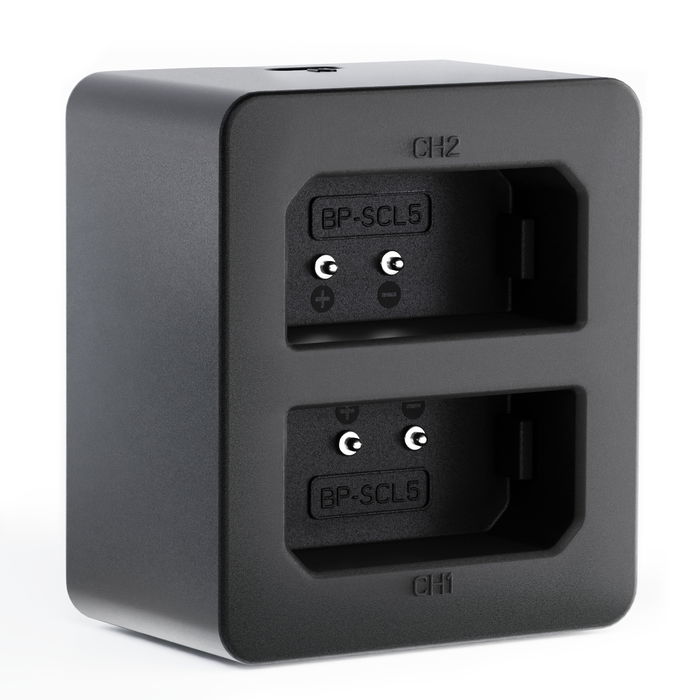 Leica BP-SCL5 Dubbel Batteriladdare USB Kabel