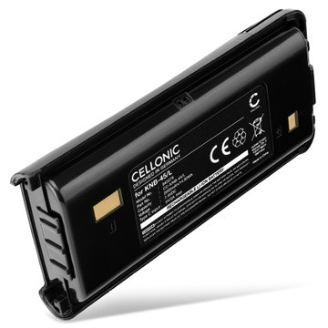 Battery for Kompatibel mit Kenwood TK-3301T TK-3200 TK-3202 TK-2202E TK-2206 TK-2207 TK-2207G TK-2302E 7.4V 2000mAh Li Ion from CELLONIC