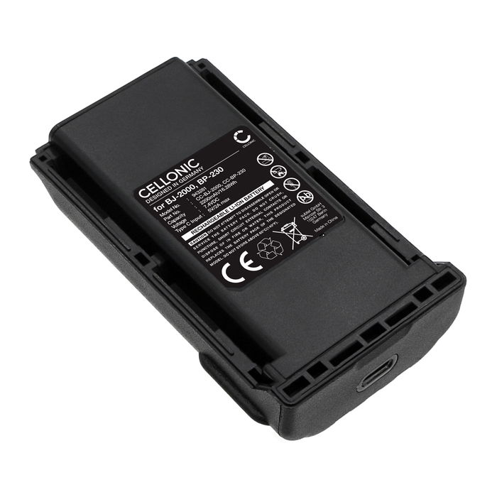 Icom BP-232WP Batteri 7.4V 2200mAh från Cellonic
