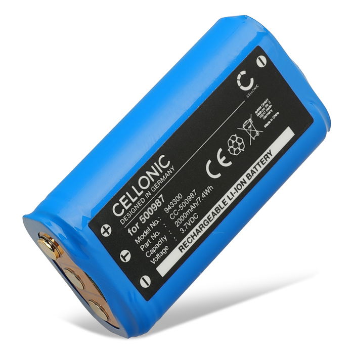 Ledlenser MH8 Batteri 3.7V 2000mAh från Cellonic