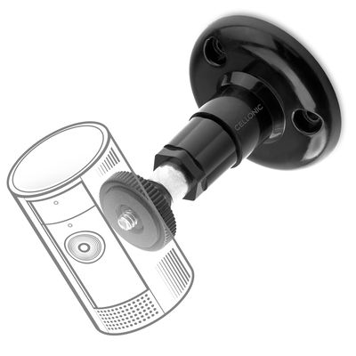 Väggfäste för kamera med 1/4" gänga för Arlo, Ring, Blink, Eufy, Reolink, Wyze, Zumimall – fäste för övervakningskamera, inomhus och utomhus