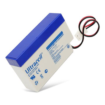 Batteri till Bleiakku 12 V, 0,8 Ah (UL0.8-12) mit AMP-Stecker Bleiakku UL0.8-12 (800mAh, 12V) från Ultracell