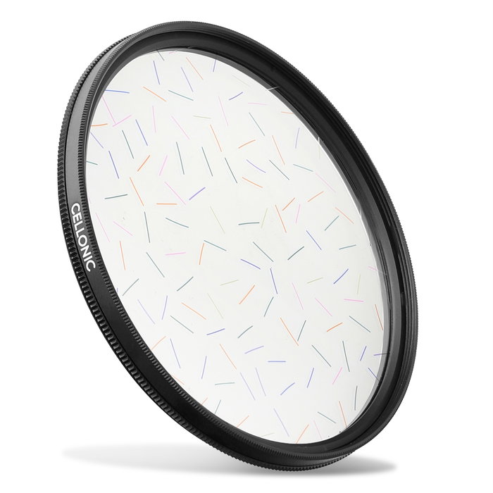 Regnbåge Stjärnljus Strimmfilter för Ø 58mm Effektfilter