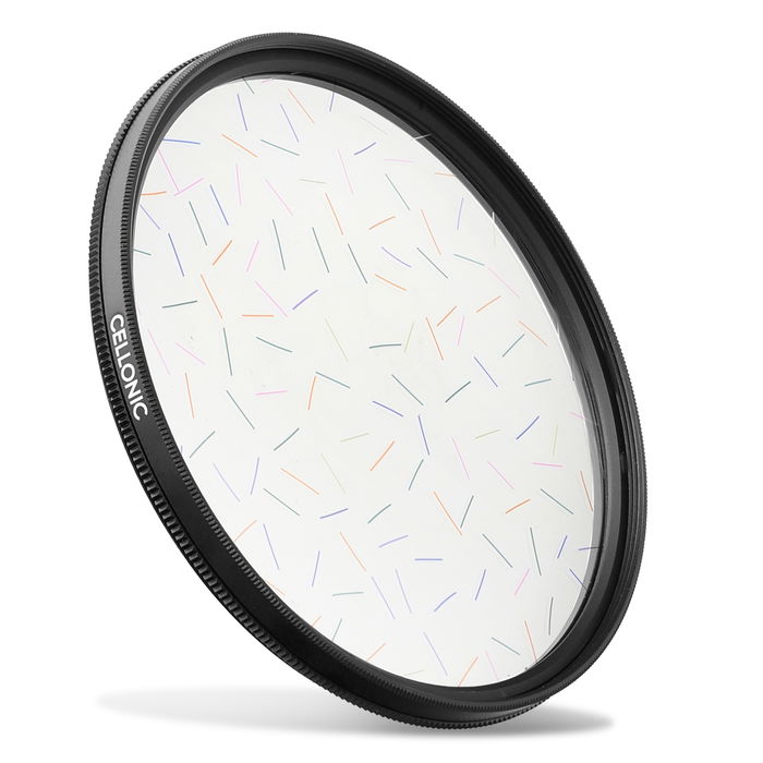 Regnbåge Stjärnljus Strimmfilter för Ø 82mm Effektfilter