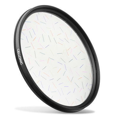 Regnbåge Stjärnljus Strimmfilter för Ø 82mm Effektfilter