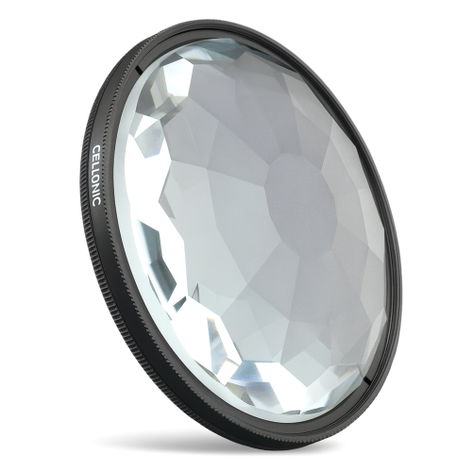 Ø 58mm Kaleidoscope / Multi-image Filter for Camera Lenses – Glass + Metal from CELLONIC – Canon XF100; XC10; XA10; XA40; XA11; XC15; XA20