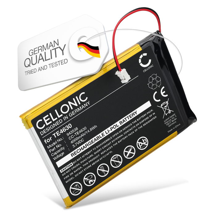 Battery for Technaxx TX-59 TX-59 Plus TX59 Monitor Wireless TE4630 (4000mAh, 14.8V) by CELLONIC