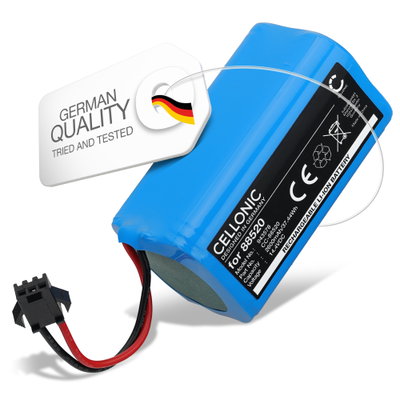 Batteri f&ouml;r Cecotec Conga 7490 Ultimate Home X-Treme, 7490 Ultimate Home Genesis, 7490 Ultimate Genesis, 7490 Ultimate X-Treme 2600mAh 14.4V fr&aring;n CELLONIC