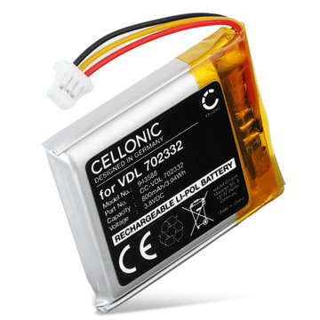 Batteri till JBL Tune 720BT, 760BT VDL 702332 (800mAh, 3.8V) från CELLONIC