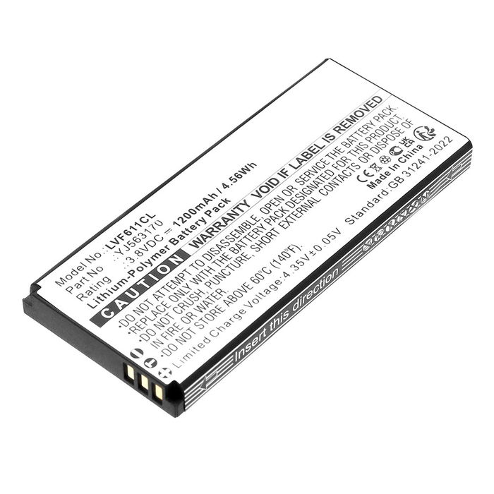 Batteri för Fanvil Linkvil W611W, W610W YJ563170 (1200mAh, 3.8V) från CELLONIC