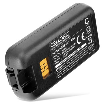 Battery for Honeywell CK3X, CK3, CK3R, CK3A, CK3B, CK3C, CK3N, CK3N1, CK3C1 3.7V 4400mAh from CELLONIC