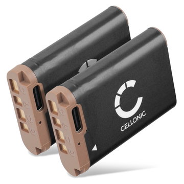 2x Batteri till Sony Cyber-shot DSC-RX100, DSC-RX100M3 (RX100 III), NP-BX1 (1120mAh, 3.6V) från CELLONIC