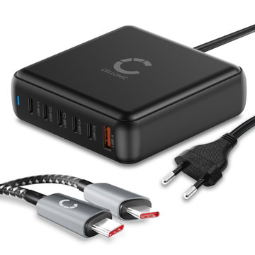 CELLONIC® USB C Type C laddare för Apple iPhone 17, 16, 17 Pro Max, 17 Pro, 16 Pro, 16 Pro Max, 16e, 16 Plus, MacBook Air 13 Nintendo Switch Samsung Galaxy S25 Ultra, S25 Google Pixel 10, 9a, 10 Pro Xiaomi 15 Ultra, Redmi Note 14 Pro+, Note 14 Pro, 15T Pr