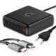 6-ports USB-C laddare för laptop/mobil + kabel