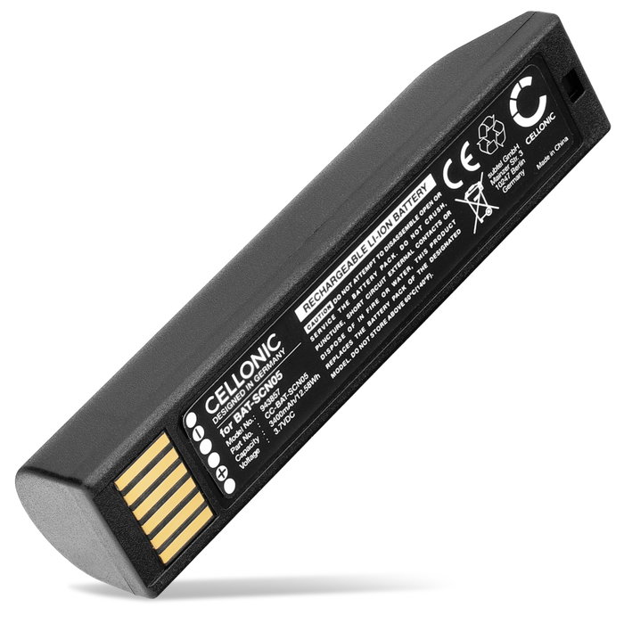 Batteri för Honeywell Granit XP 1990iSR, Xenon 1902GHD 3400mAh 3.7V från CELLONIC