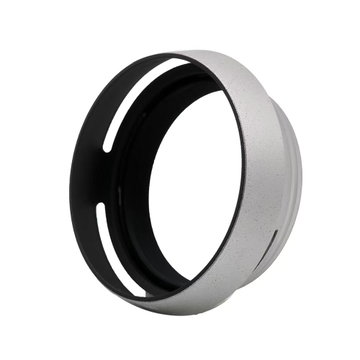 LA-49X100 Kamera Ø 49mm Motljusskydd för FujiFilm X100VI, X100V, X100T, X100F, X100s – Metall Skruv Cylindrisk / Rund Motljusskydd från CELLONIC