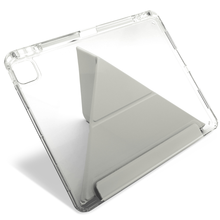 CELLONIC Trifold iPad Fodral med Pennhållare, för iPad Air 13/Pro 12.9, Grå
