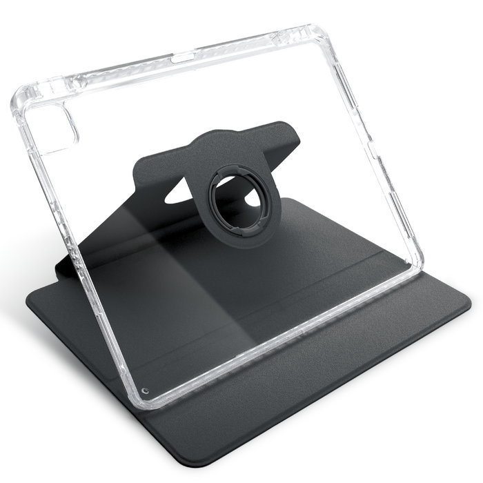 CELLONIC 360 Graders iPad Fodral med Lucka, för iPad Air 13/Pro 12.9, Svart