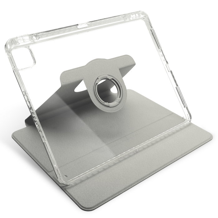 CELLONIC 360 Graders iPad Fodral med Lucka, för iPad Air 13/Pro 12.9, Grå